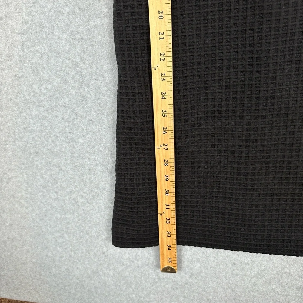 Ann Taylor Dress Womens 0 Black Textured Sheath Sleeveless Chic Career Workwear - Picture 6 of 9